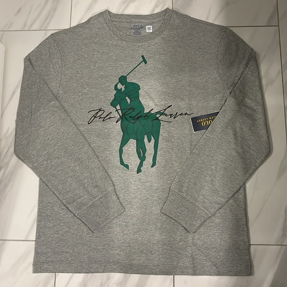 Men's Polo Ralph Lauren Big Pony Long Sleeve T-Shirt